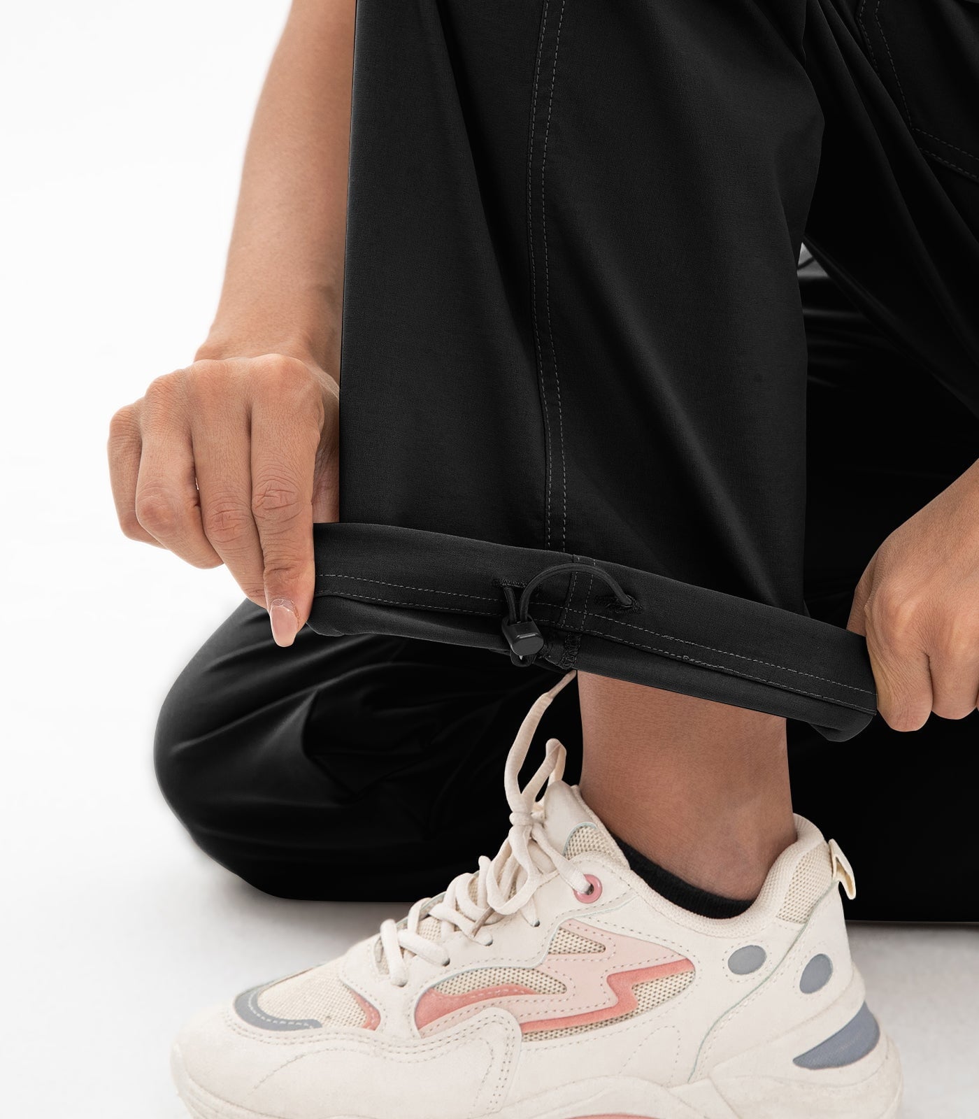 Women's Cargo Pants Wide Leg High Waisted Hiking Work Casual Lightweight Stretch