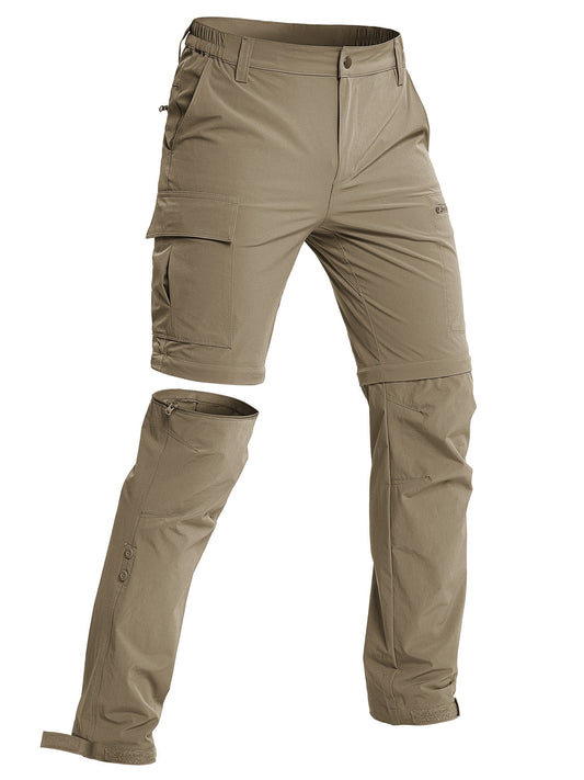 Hiauspor Men's Convertible Hiking Pants Quick Dry Zip Off Cargo Pants For Fishing