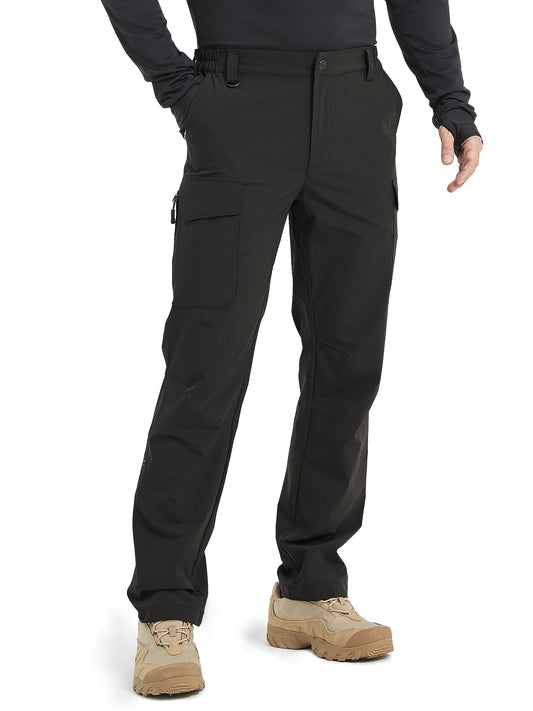 Men's Cargo Pants Waterproof Quick Dry Lightweight Hiking Pants with 7 Pockets