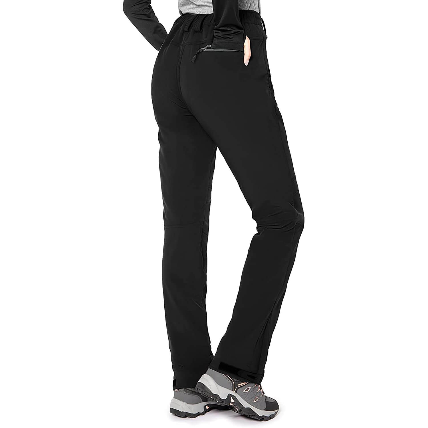 Apotemis Women's Waterproof Snow Ski Pants with Fleece Lining for Hiking &  Insulation
