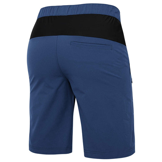 Hiauspor Men's Baggy Mountain Bike Shorts with Zip Pockets for MTB Cycling Hiking Boating Fishing