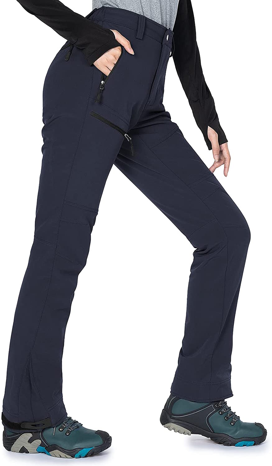 Hiauspor Women's Convertible Hiking Pants Lightweight Zip Off Pants Quick  Dry Outdoor Stretch Pants UPF 50+
