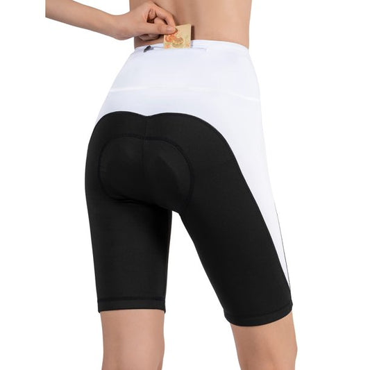 Hiauspor Women's Cycling Shorts Quick-Drying Cycling Tight, Elastic Bike Shorts, Padded Breathable Biking shorts